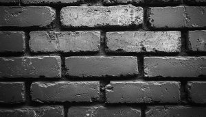 Monochrome Brick Wall Texture 4K Desktop Mobile Background Wallpaper