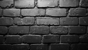 Monochrome Brick Wall Texture - Free Mobile and Desktop Wallpaper