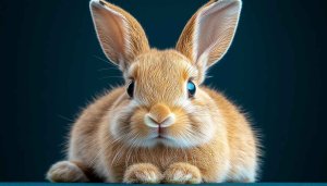 Cute Rabbit Portrait Mobile Wallpaper | Free Easter Bunny Background