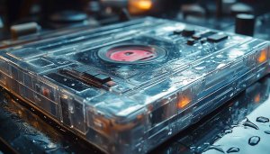 Retro Cassette Player Abstract Wallpaper For Desktop Background Free