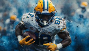 Los Angeles Chargers Football Player 4K Desktop Background Mobile Wallpaper