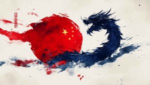 China Flag Dragon Art Mobile Wallpaper Free Patriotic Background