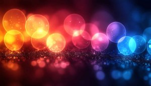 Abstract Colorful Bokeh Wallpaper, Free Desktop Background, Mobile Wallpaper