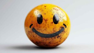 Distressed Yellow Smiley Face Mobile Wallpaper Background Free Image