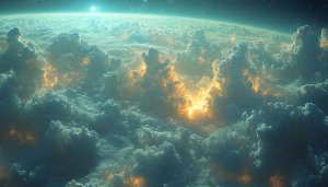 Earth Clouds View Mobile Wallpaper Aesthetic Sky 4K Background
