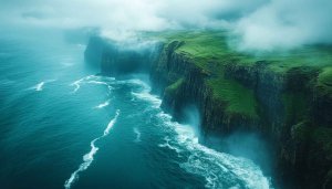 Ireland Cliffs of Moher Aesthetic 4K Desktop Mobile Wallpaper