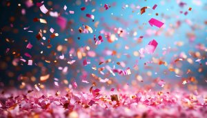 Confetti Party Celebration Free Wallpaper for Desktop and Mobile Devices