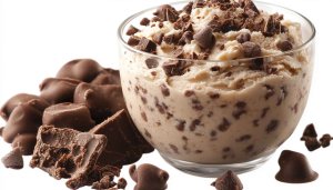 Delicious Chocolate Chip Ice Cream 4K Desktop and Mobile Wallpaper