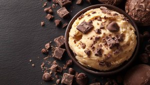 Chocolate Chip Cookie Dough 4K Desktop Wallpaper Free