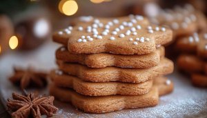 Gingerbread Man Cookies Christmas Mobile Wallpaper Holiday Food Background