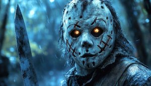 Creepy Jason Voorhees Horror Movie Mobile Wallpaper Halloween Theme