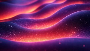 Glowing Nebula Waves 4K Desktop Wallpaper, Mobile Background Free