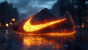 Glowing Nike Shoes 4K Wallpaper Mobile Backgrounds Free