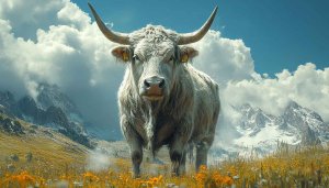 Highland Cattle Wallpaper Free 4K Desktop Background Mountain Scenery