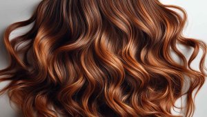 Wavy Auburn Hair Mobile Wallpaper, Dark Reddish Brown Hair Color