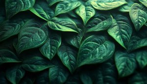 Green Leaves Plant Texture Wallpaper, Aesthetic Mobile and Desktop Backgrounds
