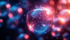 Glowing Abstract Sphere, Fluid Dynamics 4K Desktop and Mobile Wallpaper