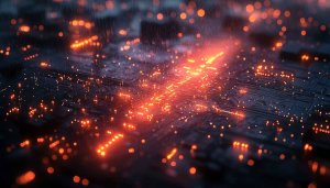 Circuit Board Mobile Wallpaper, Glowing Tech Desktop Background 4K