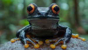 Big Eyed Frog Wallpaper - Free Desktop Background & Mobile Wallpaper
