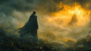 Dark Fantasy Castle View 4K Desktop Wallpaper Free Mobile Background