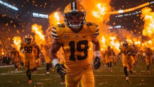 Tennessee Volunteers Football Team Entrance Mobile 4K Wallpaper Background