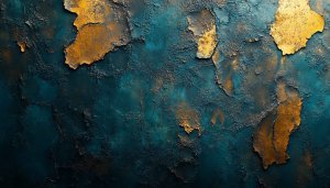 Abstract Teal Gold Texture Wallpaper - Free Mobile Desktop Background