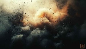 Dramatic Explosion Cloud 4K Wallpaper for Desktop and Mobile Background