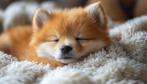 Sleeping Puppy Wallpaper: Cute Dog 4K Desktop Background Free