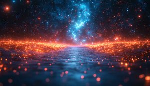 Stunning 4K Cosmic Galaxy Landscape Mobile and Desktop Wallpaper