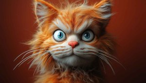 Funny Grumpy Cat Wallpaper - Free Orange Tabby Desktop Background