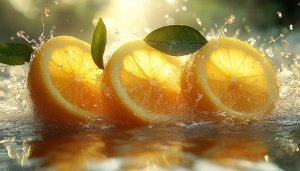 Fresh Orange Slices 4K Wallpaper, Summer Fruit Desktop Background