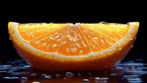 Juicy Orange Slice 4K Wallpaper Fresh Fruit Mobile Background