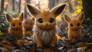 Adorable Eevee Pokemon Wallpaper - Free Mobile Backgrounds