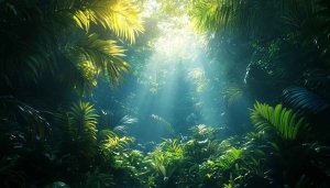 Tropical Forest 4K Desktop Background - Free Nature Wallpaper