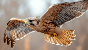 Flying Falcon Wallpaper 4K: Free Bird of Prey Background