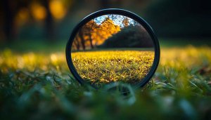 Autumn Lens Reflection 4K Desktop Background Free Mobile Wallpaper