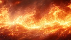 Inferno Fire Landscape 4K Desktop Background - Free Mobile Wallpaper