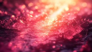 Pink Crystals Abstract Art 4K Mobile Wallpaper Free Download