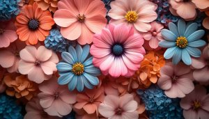 Pastel Flower Bouquet Wallpaper: Free Floral Desktop and Mobile Backgrounds