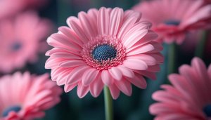Pink Gerbera Daisy Flower 4K Wallpaper for Desktop Background