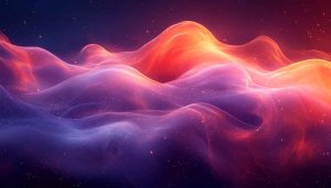 Cosmic Galaxy Purple Red Nebula Desktop Wallpaper 4K Background