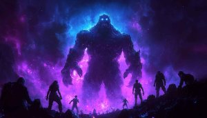 Colossal Monster Art Mobile Wallpaper 4K Fantasy Creature Background