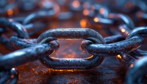Heavy Metal Chain Lock 4K Desktop Background Free Wallpaper