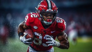 American Football Player Running 4K Mobile Wallpaper and Desktop Backgrounds