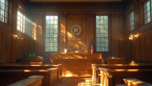 Courtroom 4K Desktop Wallpaper | Free Legal Office Background Image
