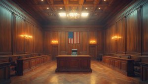 Courtroom 4K Wallpaper - Law and Justice Mobile Background