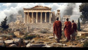 Ancient Rome Ruins Landscape Wallpaper 4K Desktop Backgrounds Free
