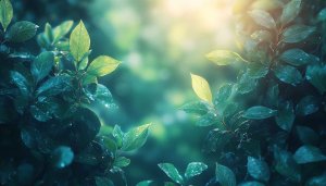 Lush Green Leaves Mobile Background Free Nature Wallpaper HD