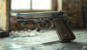 Antique Handgun 4K Wallpaper for Desktop Background Free to Use