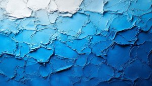 Textured Blue and White Oil Painting 4K Desktop Wallpaper